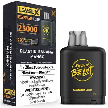 Level X Flavour Beast G2 Boost 25K Pod - Blastin' Banana Mango