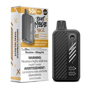 Flavour Beast Mode Max 2 50k - Smooth Tobacco
