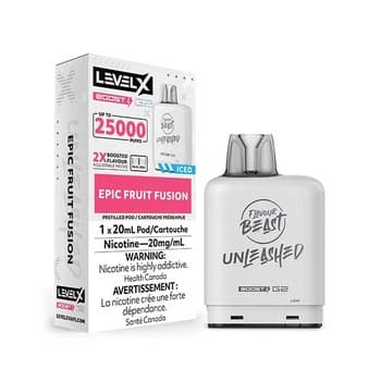 Level X Flavour Beast Unleashed G2 Boost 25K Pod - Epic Fruit Fusion Iced