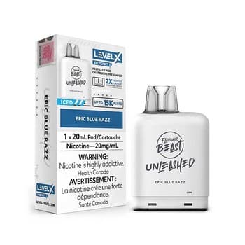 Level X Flavour Beast Unleashed G2 Boost 25K Pod - Epic Blue Razz Iced