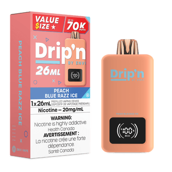 Drip'n by Envi 70K - Peach Blue Razz Ice