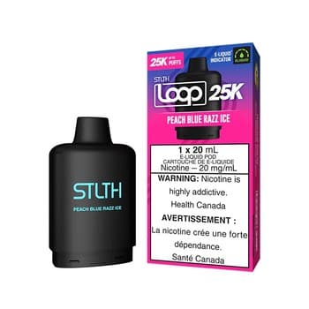 STLTH Loop 25K Pod Pack - Peach Blue Razz Ice