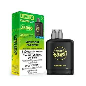 Level X Flavour Beast G2 Boost 25k Pod - Super Sour Pineapple Iced