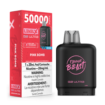 Level X Flavour Beast G2 Ultra 50K Pod - Pink Bomb Iced