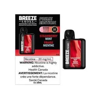 Breeze Prime 6000 - Strawberry Mint