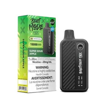 Flavour Beast Mode Max 18k - Super Sour Apple Iced