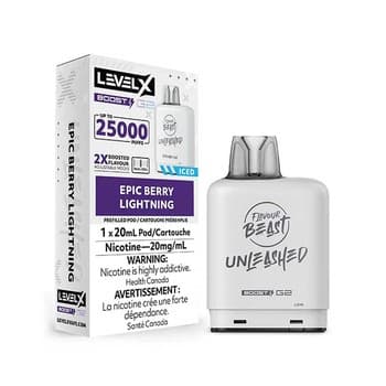Level X Flavour Beast Unleashed G2 Boost 25K Pod - Epic Berry Lightning Iced