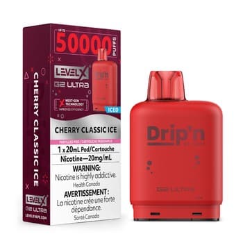 Level X Drip'n G2 Ultra 50K Pod - Cherry Classic Ice