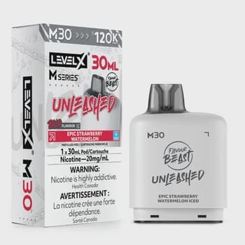 Level X Flavour Beast Unleashed M30 120K Pod - Epic Strawberry Watermelon Iced