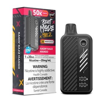 Flavour Beast Mode Max 2 50k - Ragin' Razz Mango Iced