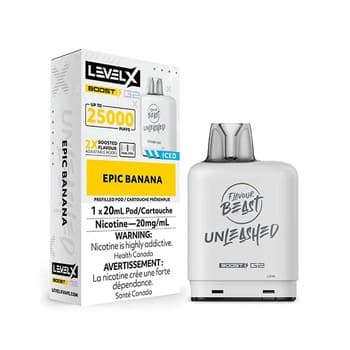 Level X Flavour Beast Unleashed G2 Boost 25K Pod - Epic Banana Iced
