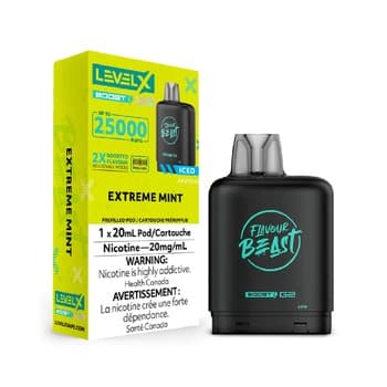 Level X Flavour Beast G2 Boost 25k Pod - Extreme Mint