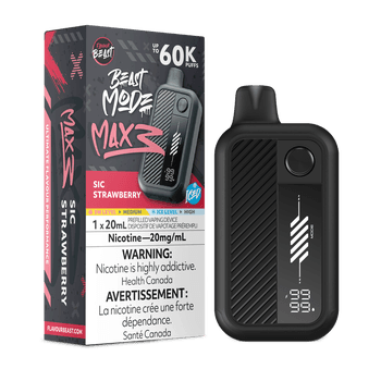 Flavour Beast Mode Max 3 60K - Sic Strawberry Iced