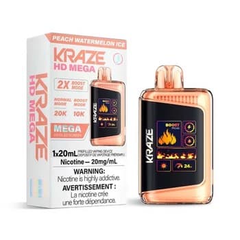 Kraze HD Mega - Peach Watermelon Ice