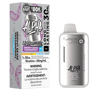 Flavour Beast Alpha Light 80K - Groovy Grape Passionfruit Iced