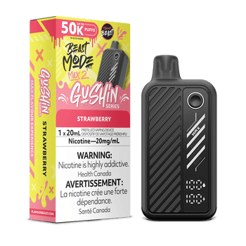 Flavour Beast Mode Max 2 50k - Gushin' Strawberry
