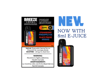 Breeze Prime 6000 - Strawberry Pineapple Ice