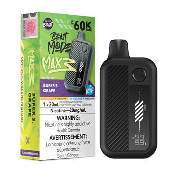 Flavour Beast Mode Max 3 60K - Super S. Grape Iced