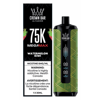 Al Fakher Crown Bar Mega Max 75K - Watermelon Kiwi