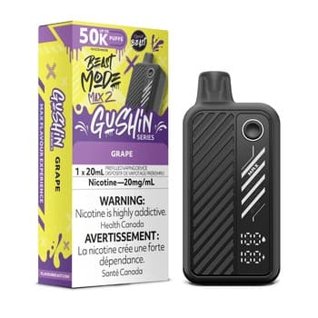 Flavour Beast Mode Max 2 50k - Gushin' Grape