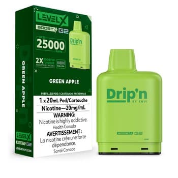 Level X Drip'n G2 Boost 25K Pod - Green Apple