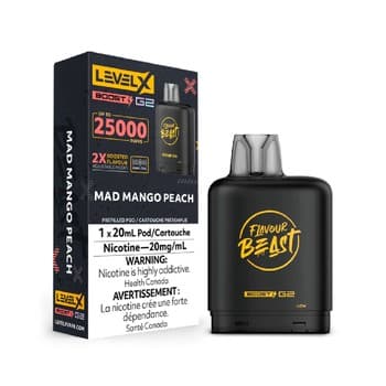 Level X Flavour Beast G2 Boost 25k Pod - Mad Mango Peach