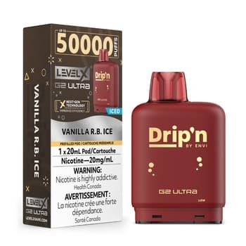 Level X Drip'n G2 Ultra 50K Pod - Vanilla R.B. Ice