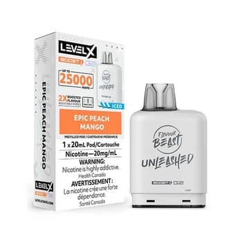 Level X Flavour Beast Unleashed G2 Boost 25K Pod - Epic Peach Mango Iced