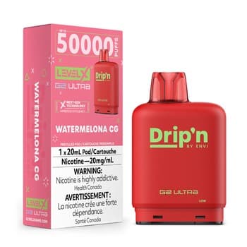 Level X Drip'n G2 Ultra 50K Pod - Watermelona CG