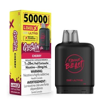 Level X Flavour Beast Gushin' G2 Ultra 50K Pod - Cherry