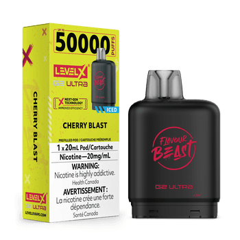 Level X Flavour Beast G2 Ultra 50K Pod - Cherry Blast Iced