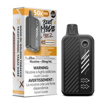 Flavour Beast Mode Max 2 50K - Good Ol' Golden Tobacco
