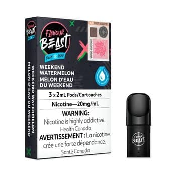 Flavour Beast Pods - Weekend Watermelon Iced (3 Pack)