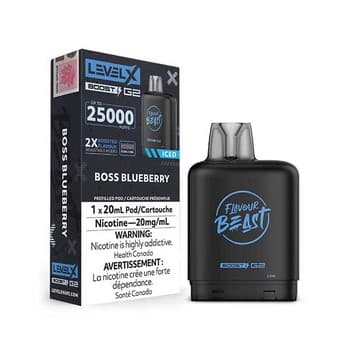 Level X Flavour Beast G2 Boost 25K Pod - Boss Blueberry Iced