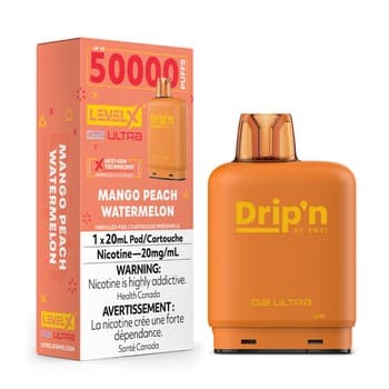 Level X Drip'n G2 Ultra 50K Pod - Mango Peach Watermelon