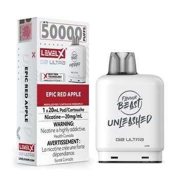 Level X Flavour Beast Unleashed G2 Ultra 50K Pod - Epic Red Apple