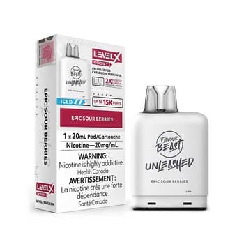 Level X Flavour Beast Unleashed G2 Boost Pod 20ml - Epic Sour Berries Iced