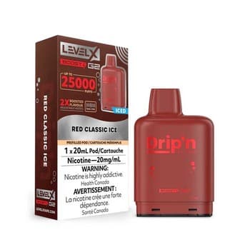 Level X Drip'n G2 Boost 25K Pod - Red Classic Iced