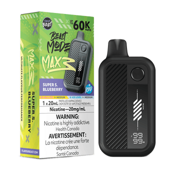 Flavour Beast Mode Max 3 60K - Super S. Blueberry Iced