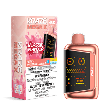 KRAZE Mega X Classic - Peach Watermelon Ice