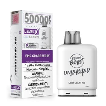 Level X Flavour Beast Unleashed G2 Ultra 50K Pod - Epic Grape Berry