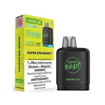 Level X Flavour Beast G2 Boost 25k Pod - Super Spearmint