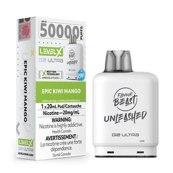 Level X Flavour Beast Unleashed G2 Ultra 50K Pod - Epic Kiwi Mango Iced
