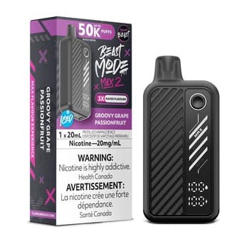 Flavour Beast Mode Max 2 50k - Groovy Grape Passionfruit Iced