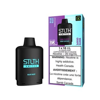 STLTH Switch 15k Pod Pack - Blue Razz and White Grape
