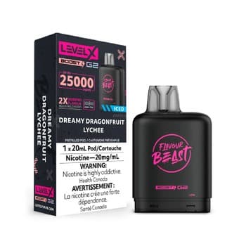 Level X Flavour Beast G2 Boost 25k Pod - Dreamy Dragonfruit Lychee Iced