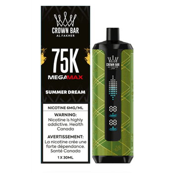 Al Fakher Crown Bar Mega Max 75K - Summer Dream