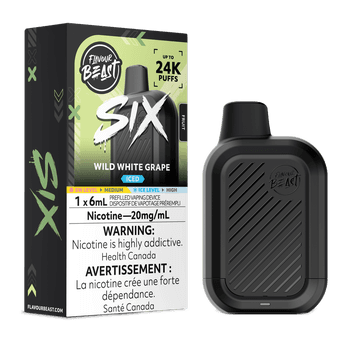 Flavour Beast SIX - Wild White Grape Iced
