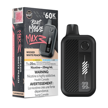 Flavour Beast Mode Max 3 60K - Wicked White Peach