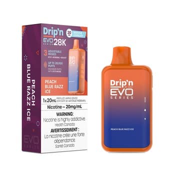 Drip'n by Envi EVO 28k - Peach Blue Razz Ice